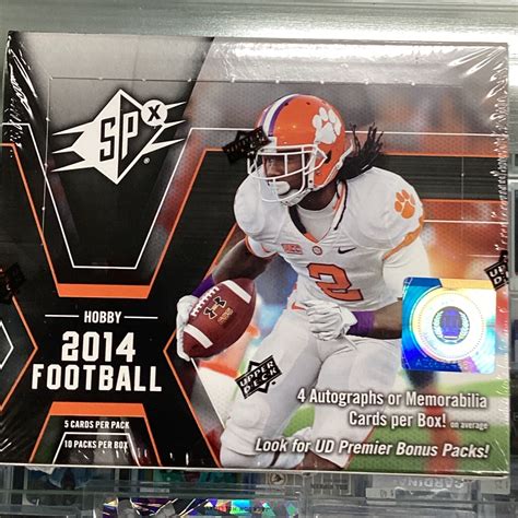 2014 Upper Deck SPx Football Hobby Box 